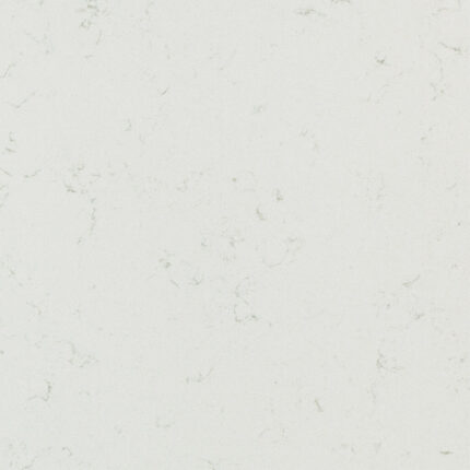 Detaliu estetic pentru un Hielo Quartz Coante montat ca blat de bucătărie minimalist.