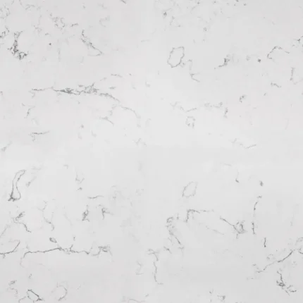 Blat de bucătărie premium realizat din Noble Areti Bianco Quartz Technistone