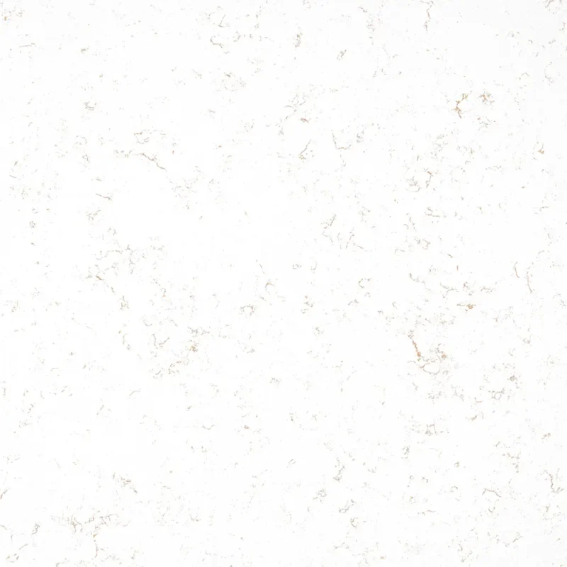 Blat bucătărie quartz Carrara Oro Quartz Coante alb cu vene aurii rezistent la pete și zgârieturi.