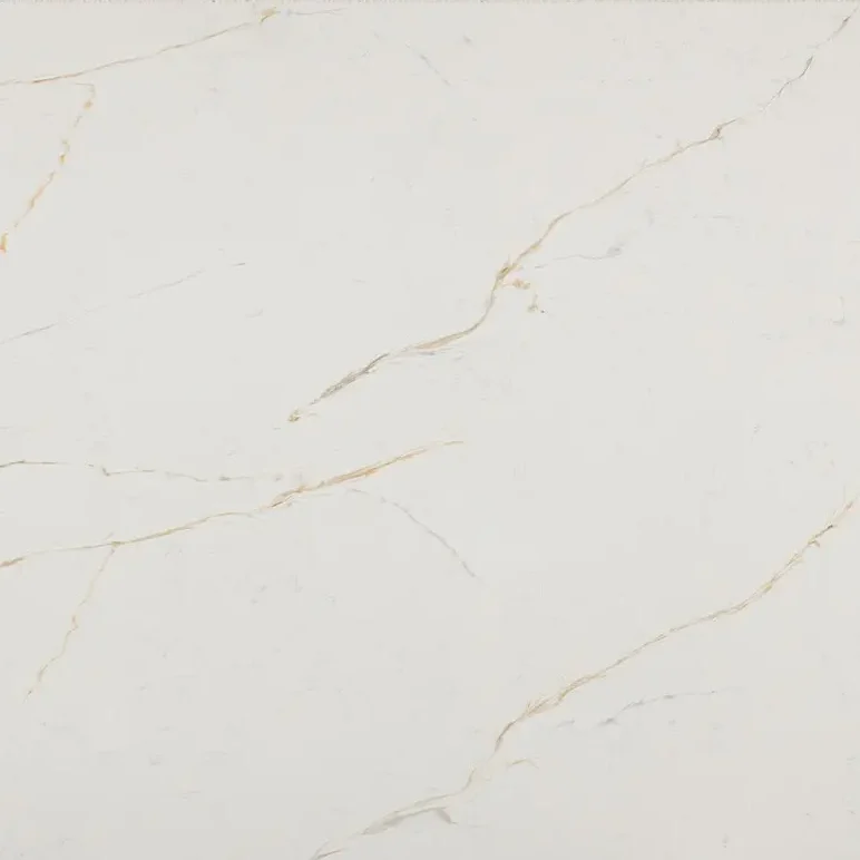 Blat bucătărie quartz Calacatta Pantin Quartz Avant alb cu vene discrete rezistent la pete și zgârieturi. Blat bucătărie quartz Calacatta Pantin Quartz Avant alb cu vene discrete rezistent la pete și zgârieturi.