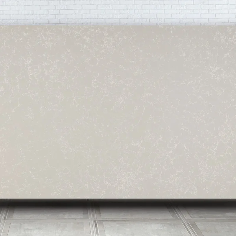 Blat bucătărie quartz Grenoble Quartz Avant bej crem rezistent la pete și zgârieturi.