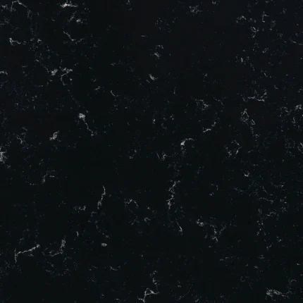 Blat bucătărie quartz Hygasos Quartz Coante negru rezistent la pete și zgârieturi.