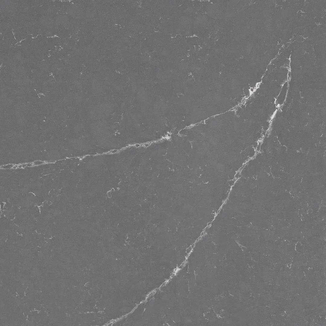 Blat bucătărie quartz Magnificient Quartz Coante gri rezistent la pete și zgârieturi. Blat bucătărie quartz Magnificient Quartz Coante gri rezistent la pete și zgârieturi.