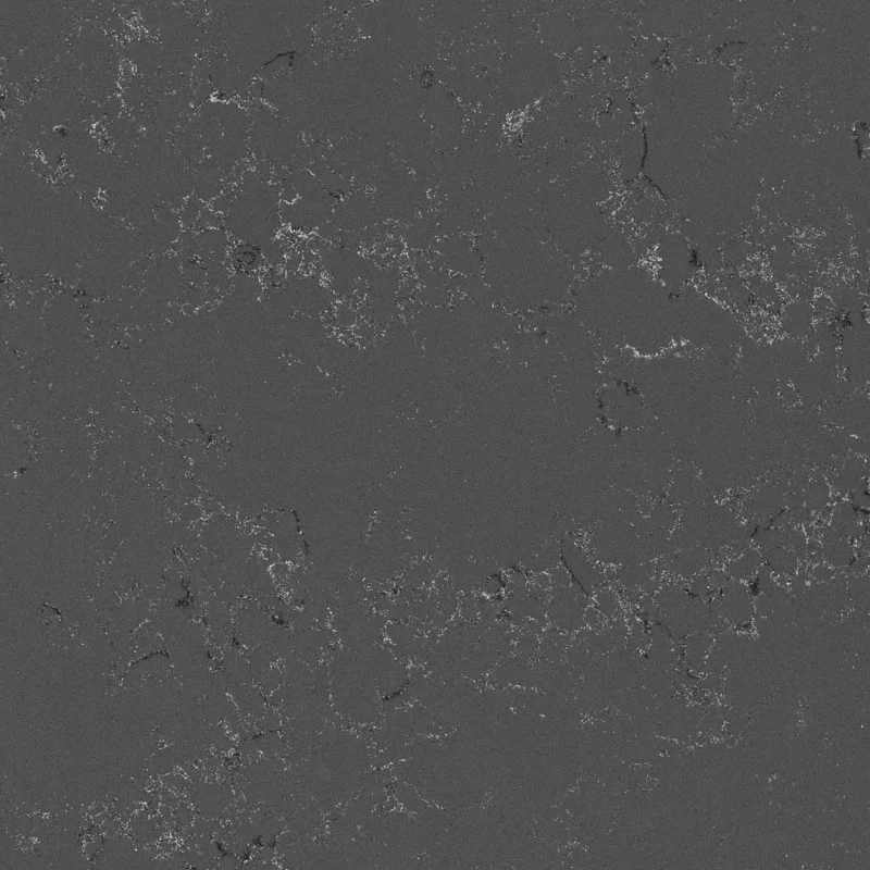 Blat bucătărie quartz Milet Quartz Coante gri rezistent la pete și zgârieturi.