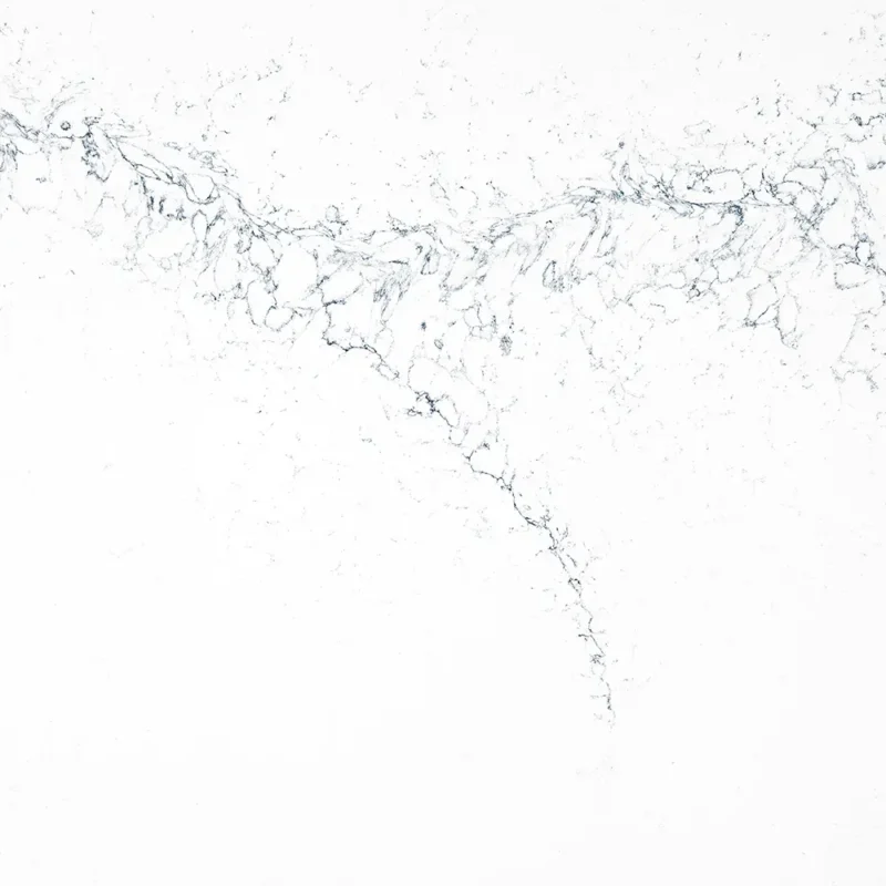 Blat bucătărie quartz Riviera Quartz Coante alb light rezistent la pete și zgârieturi.